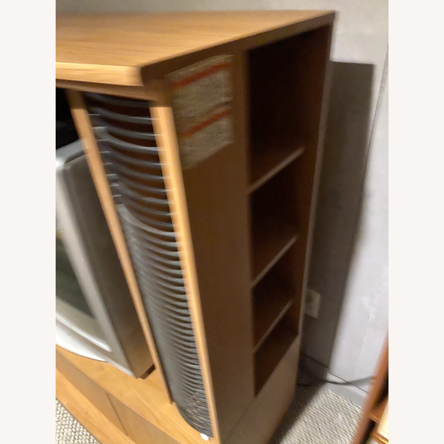 Entertainment Center With Lots of Storage - image-1