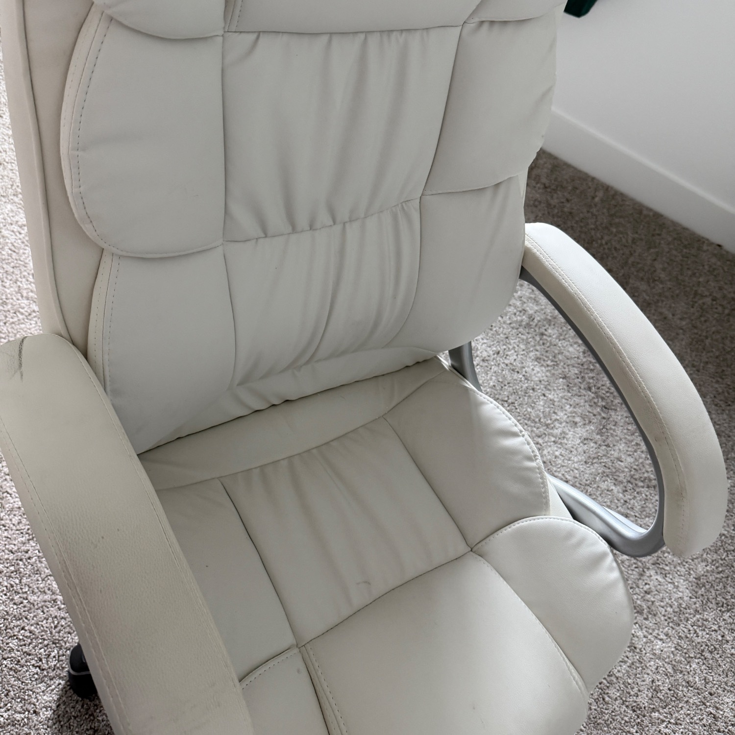 Enosburg White Office Chair - image-3