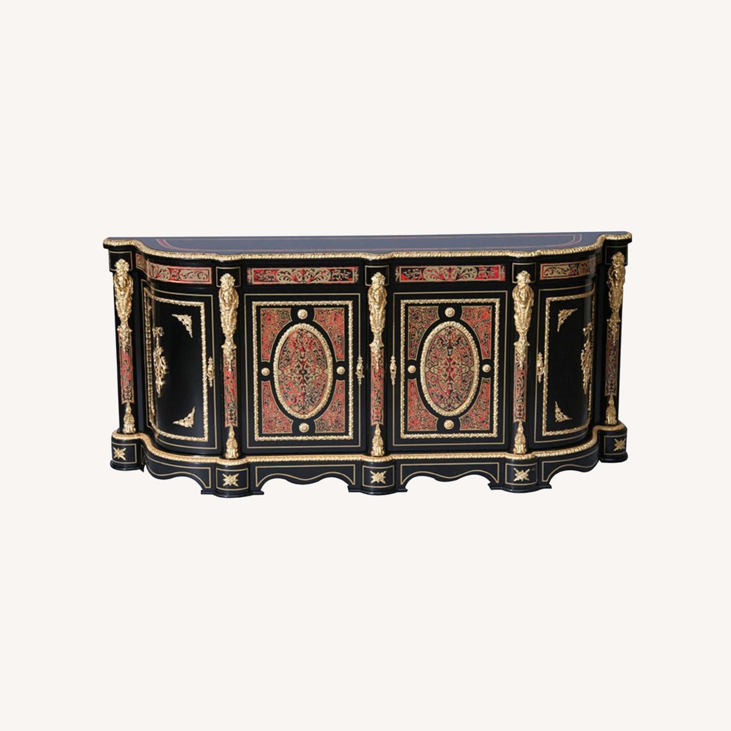 Boulle Sideboard and Mirror - image-0