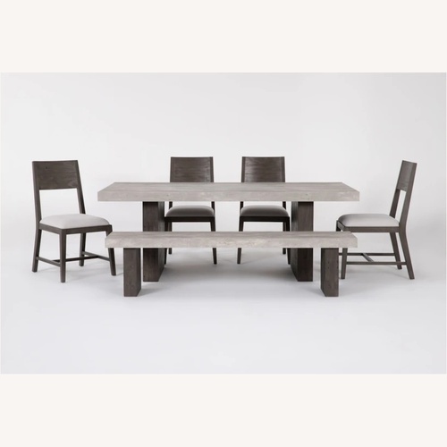 Used Living Spaces Titan Dining Set for sale on AptDeco