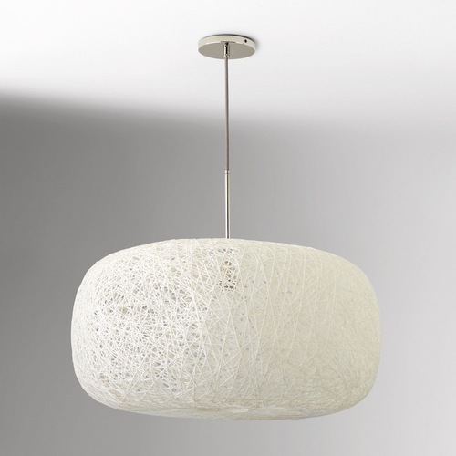 Used West Elm Open Weave Pendant Light for sale on AptDeco