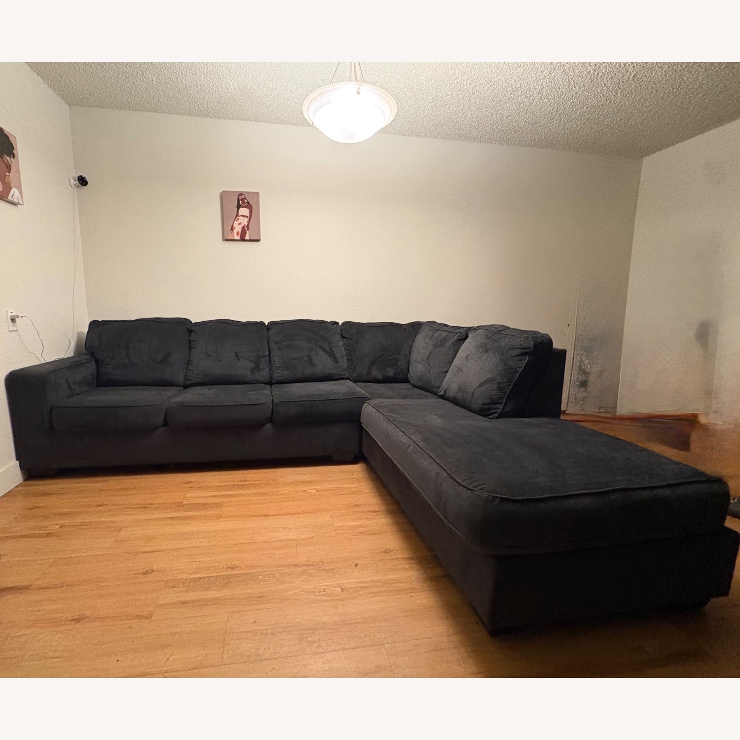 Ashley Furniture Altari Dark Gray Wood 2 Piece Sectional - image-2