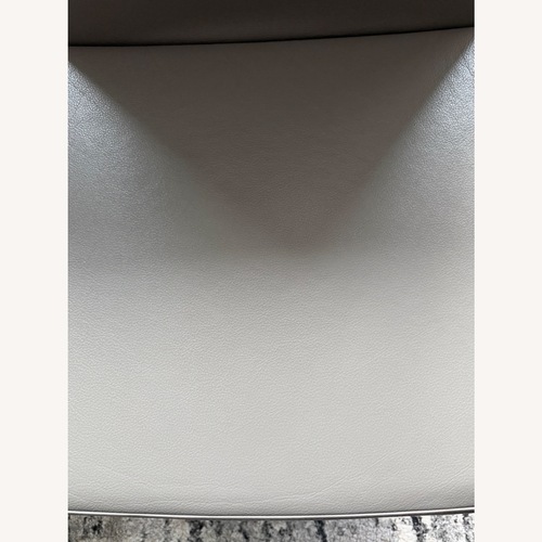 Used Calligaris Even Plus Light Gray Leather Dining Chairs for sale on AptDeco