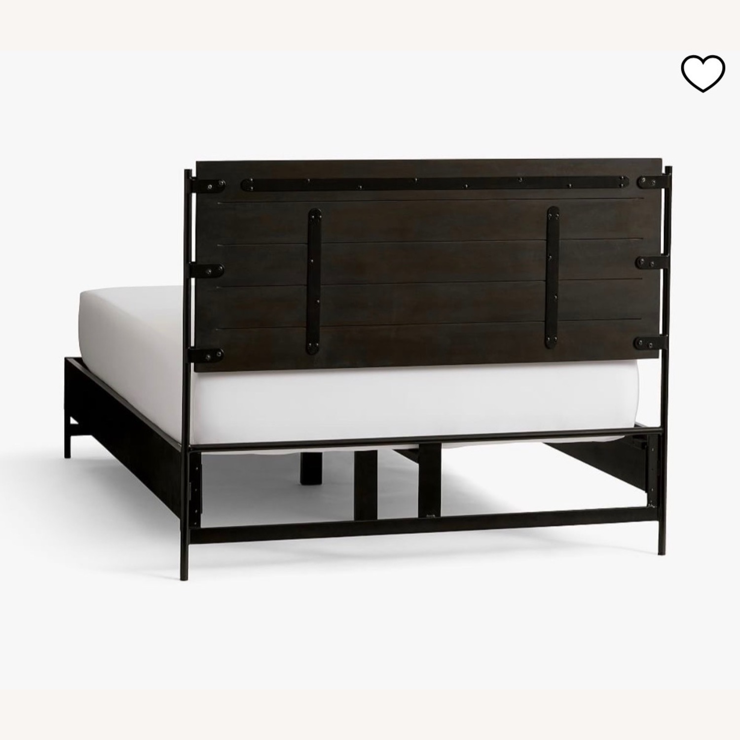 Pottery Barn Warren Black Wood King Bed - image-3
