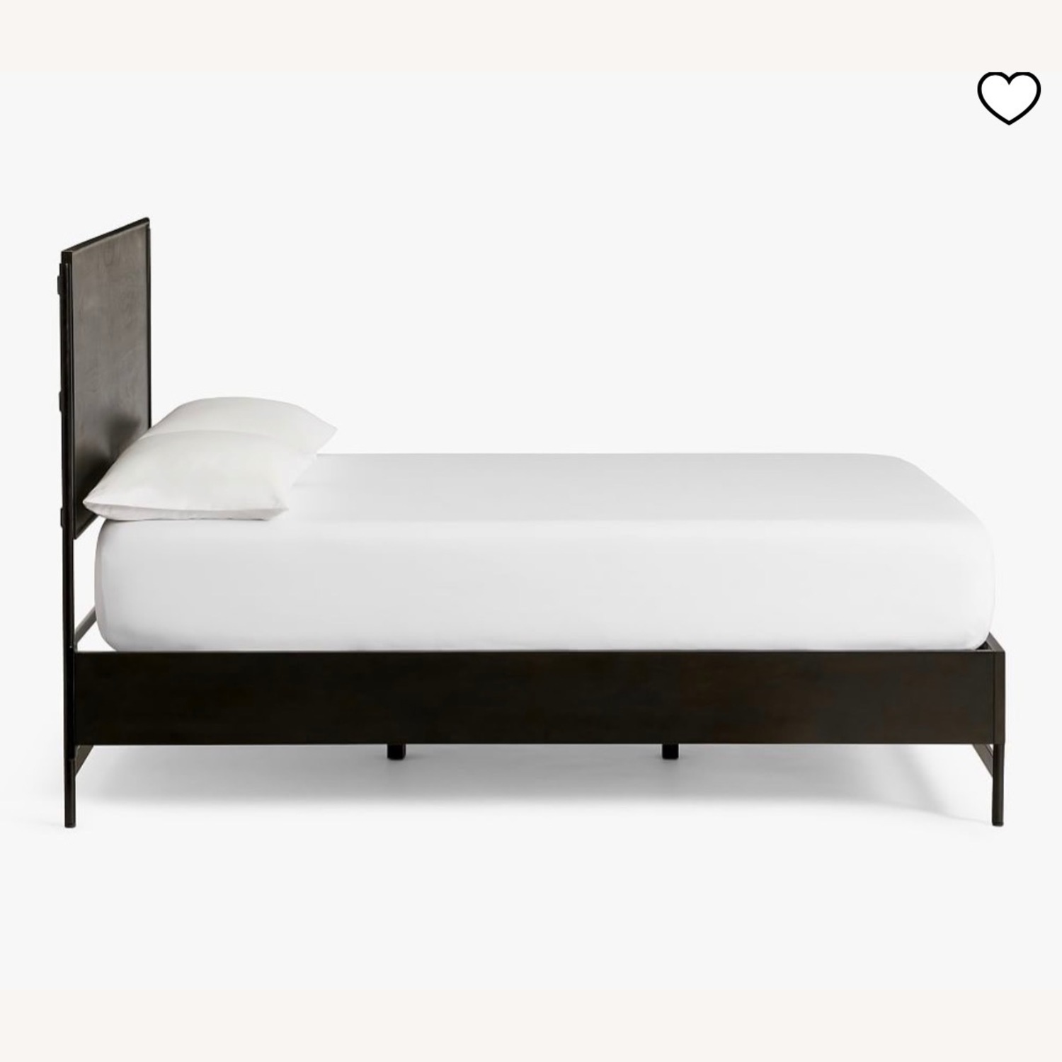 Pottery Barn Warren Black Wood King Bed - image-2