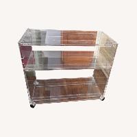 Vintage/Antique Transparent Bar Cart