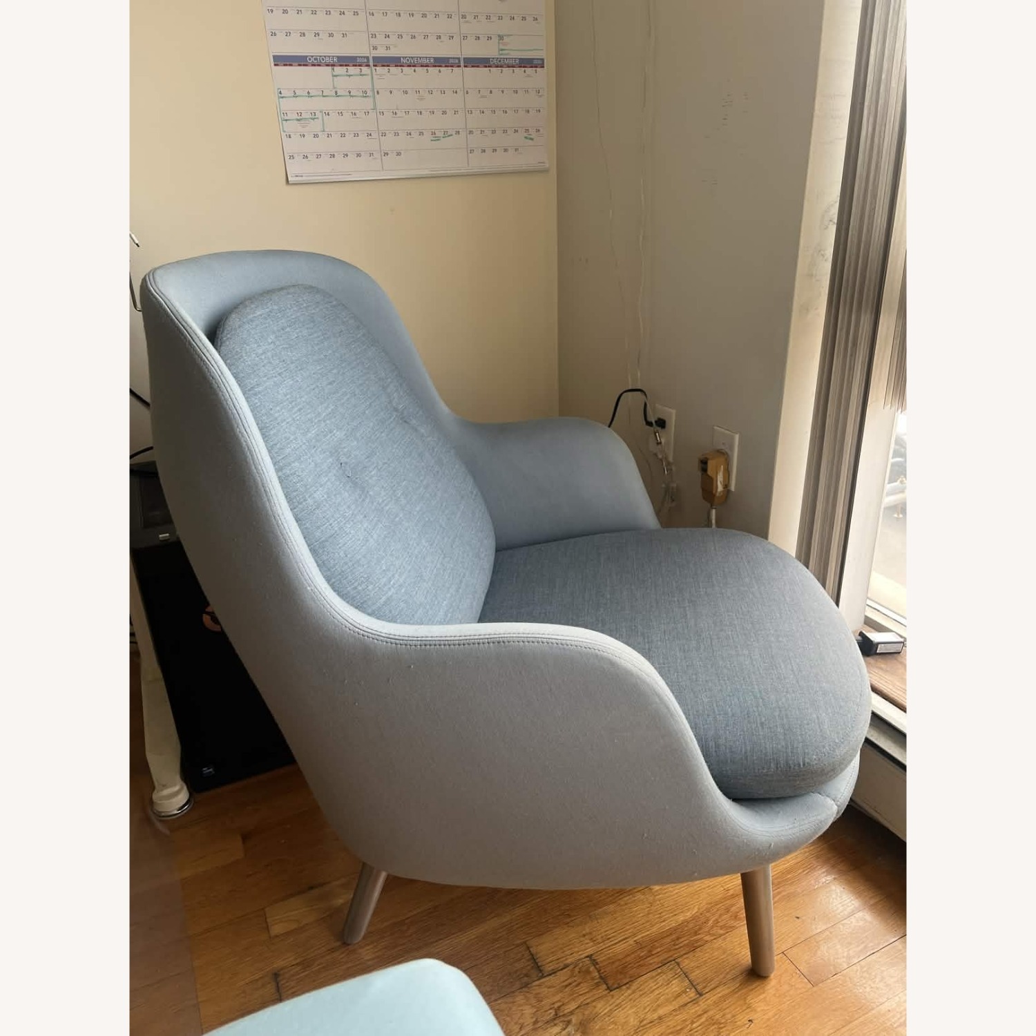 Fritz Hansen Light Gray Fri Chair by Jaime Hayon - image-2