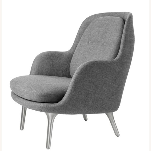 Used Fritz Hansen Light Gray Fri Chair by Jaime Hayon for sale on AptDeco