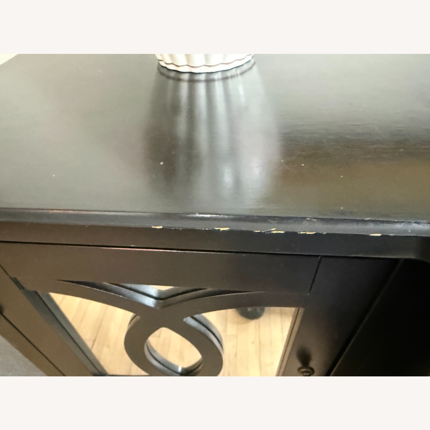 Pottery Barn Mirrored 4-Door Credenza - image-3