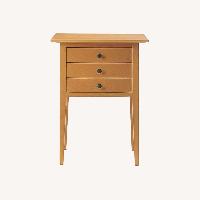 Set Pompanoosuc Mills Maple Wood Nightstands
