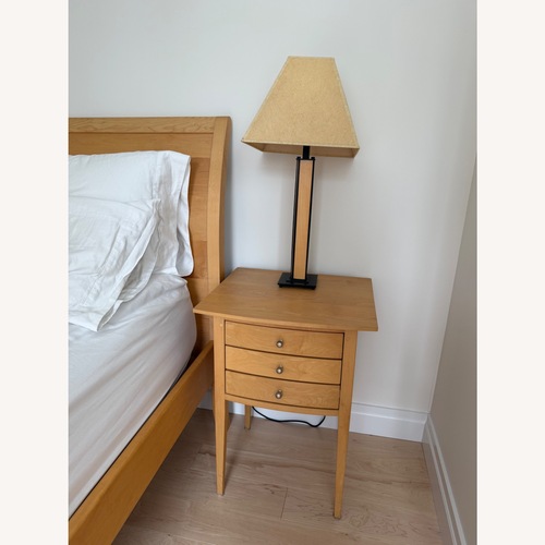Used Set Pompanoosuc Mills Maple Wood Nightstands for sale on AptDeco