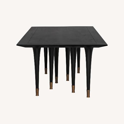 Used Unique Black Mahogony Dining Table for sale on AptDeco