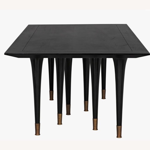 Used Unique Black Mahogony Dining Table for sale on AptDeco