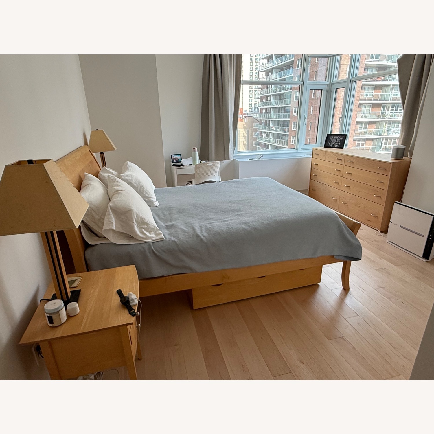 Pompanoosuc Mills Maple Wood Underbed Storage Box - image-3