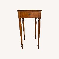 Natural Wood Side Table