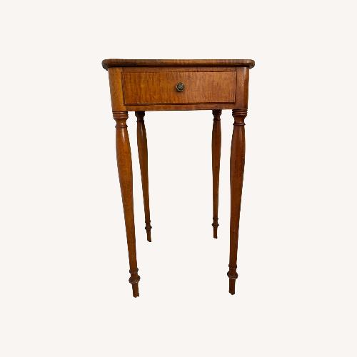 Used Natural Wood Side Table for sale on AptDeco