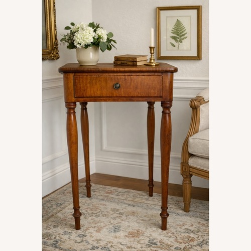 Used Natural Wood Side Table for sale on AptDeco