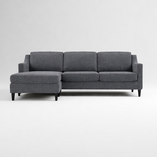 Used West Elm Paidge Blue 2 Piece Sectional for sale on AptDeco