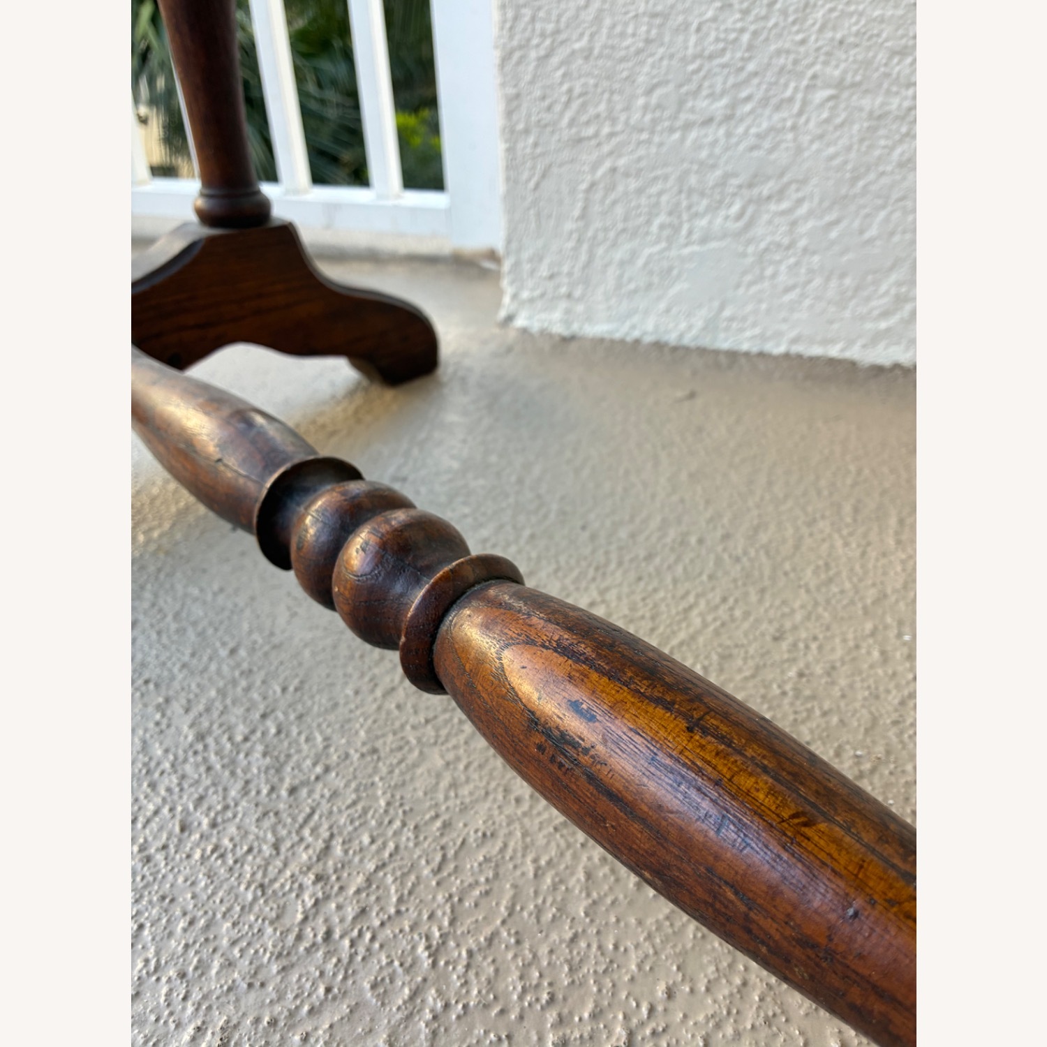 Vintage Solid Wood Side Table W Drawer - image-17
