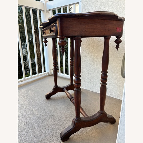 Used Vintage Solid Wood Side Table W Drawer for sale on AptDeco