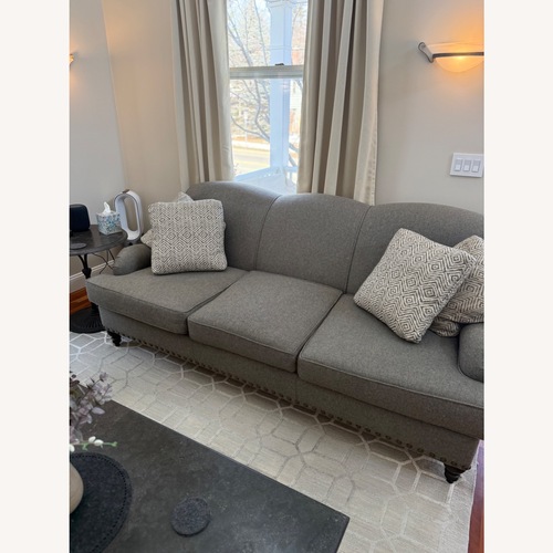 Used Arhaus Outerbanks Dark Gray Fabric 3+ Seater Sofa for sale on AptDeco