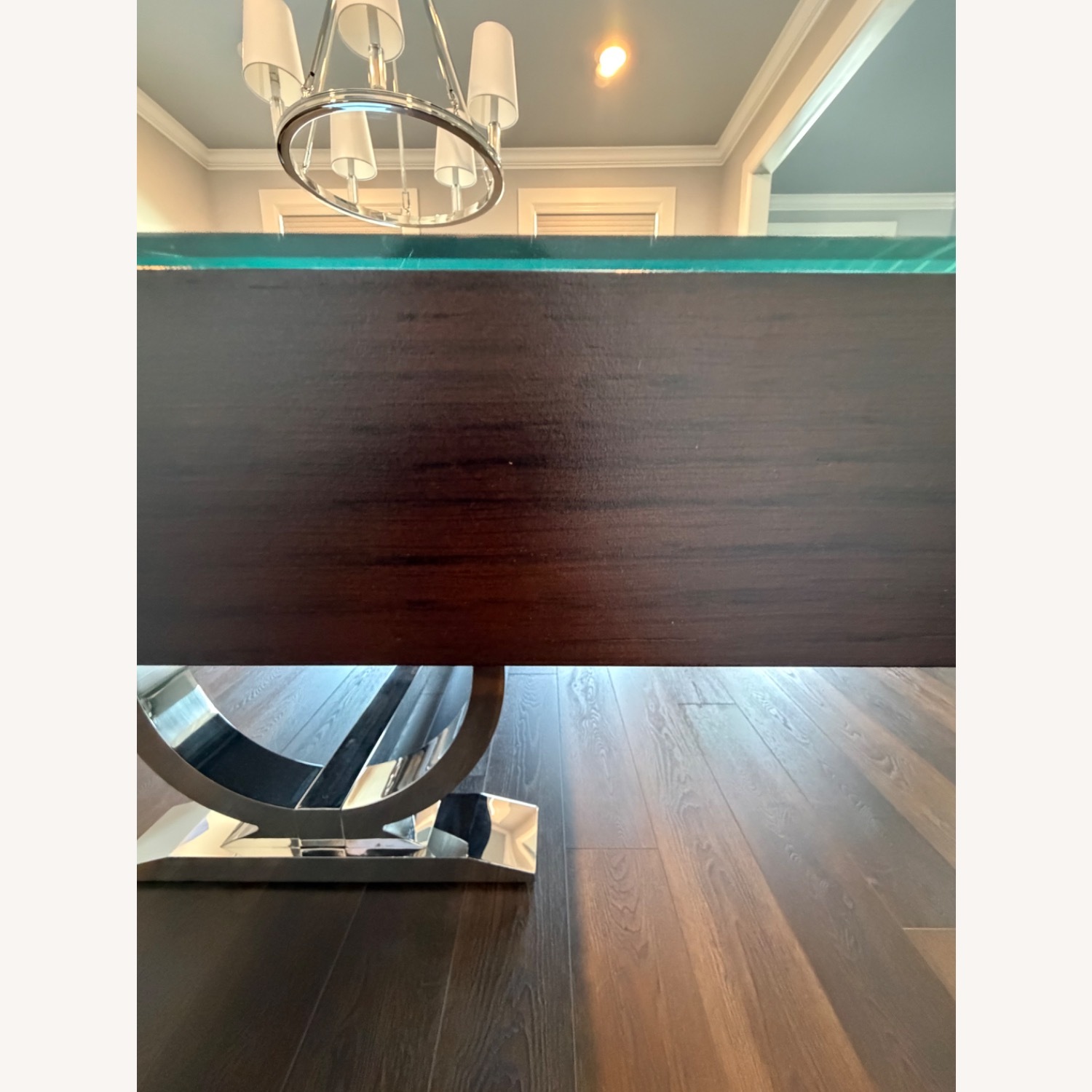 Z Gallerie Townsend Dark Brown Wood Dining Table - image-4