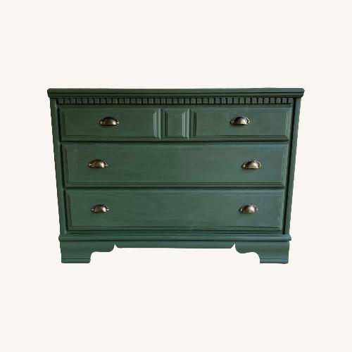 Used Bassett Green Wood Dresser for sale on AptDeco