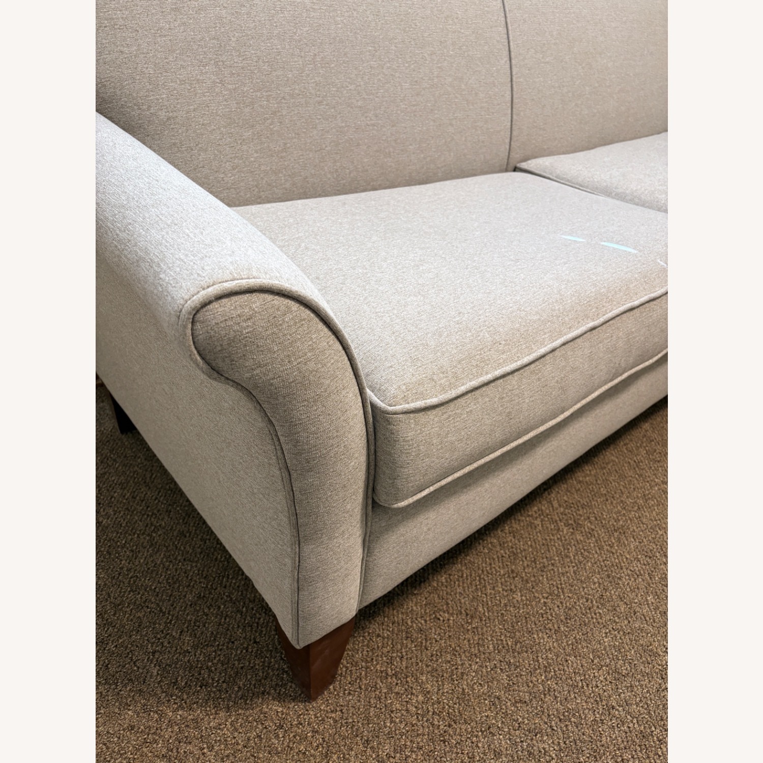Simply Amish Gray 2 Seater Sofa - image-5