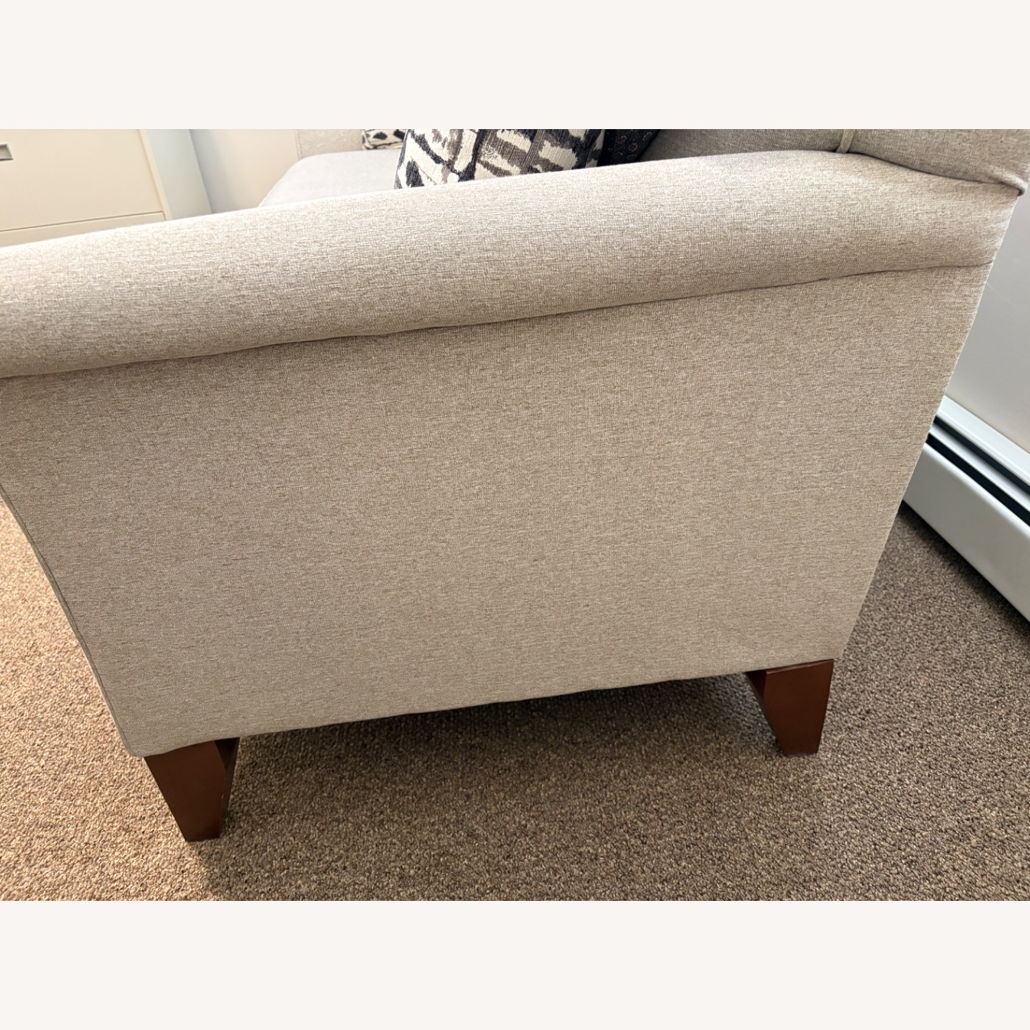 Simply Amish Gray 2 Seater Sofa - image-2