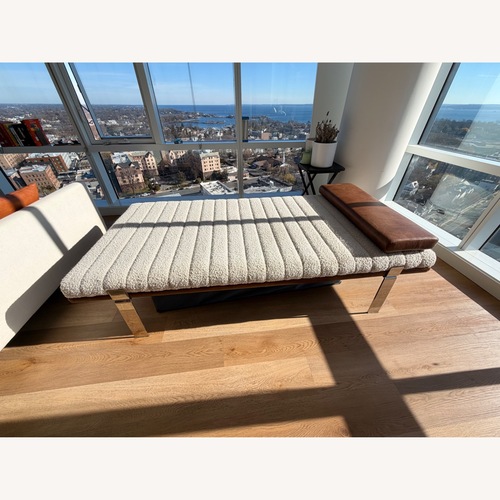 Used CB2 Canale Boucle Upholstered Daybed for sale on AptDeco