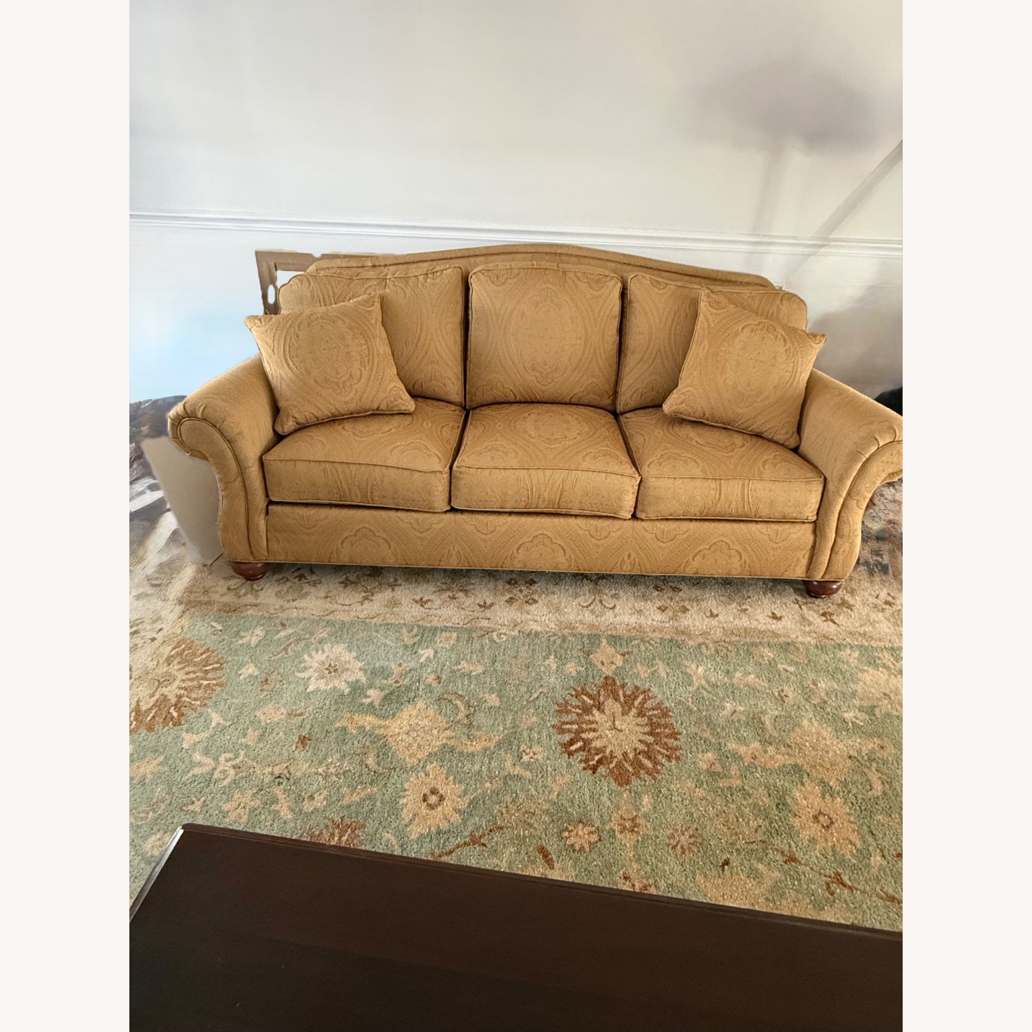 Ethan Allen Gold 3+ Seater Sofa - image-1