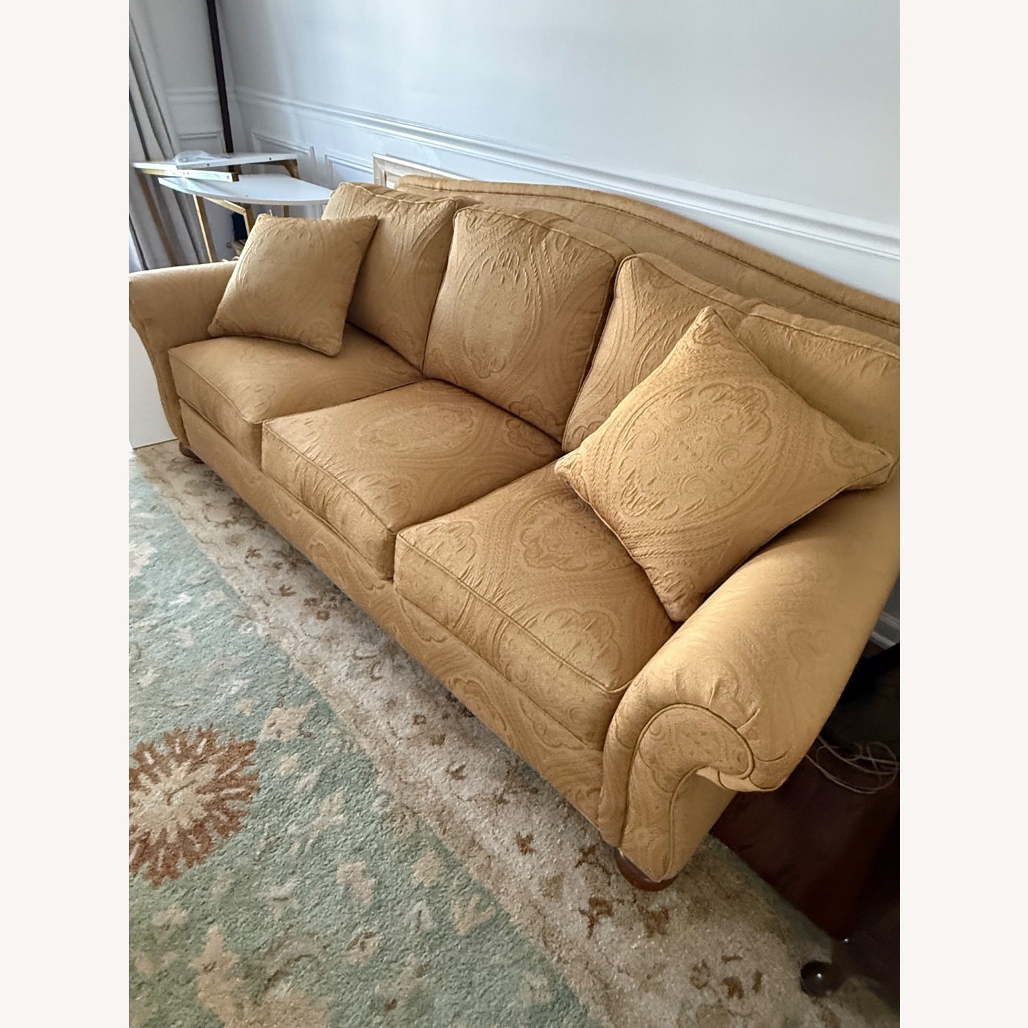 Ethan Allen Gold 3+ Seater Sofa - image-4