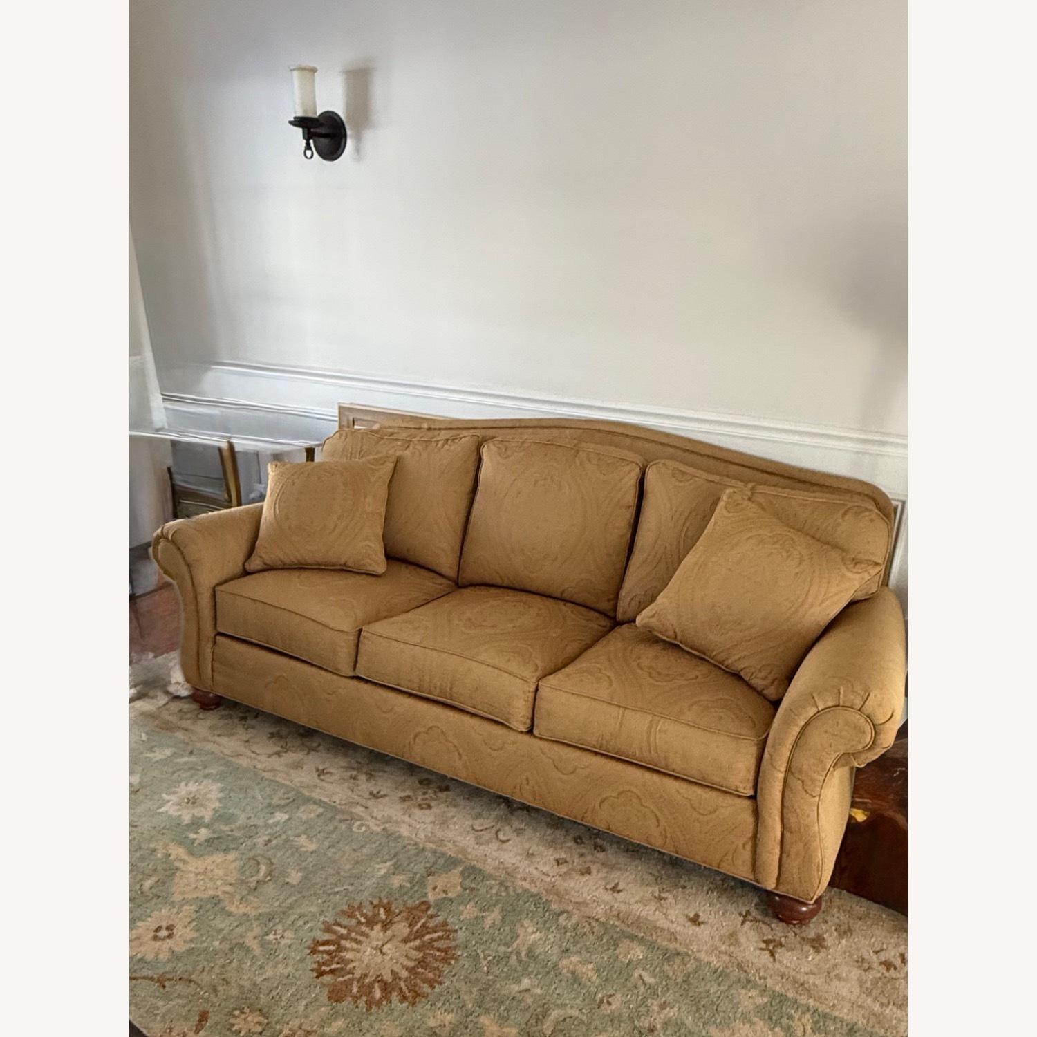 Ethan Allen Gold 3+ Seater Sofa - image-2