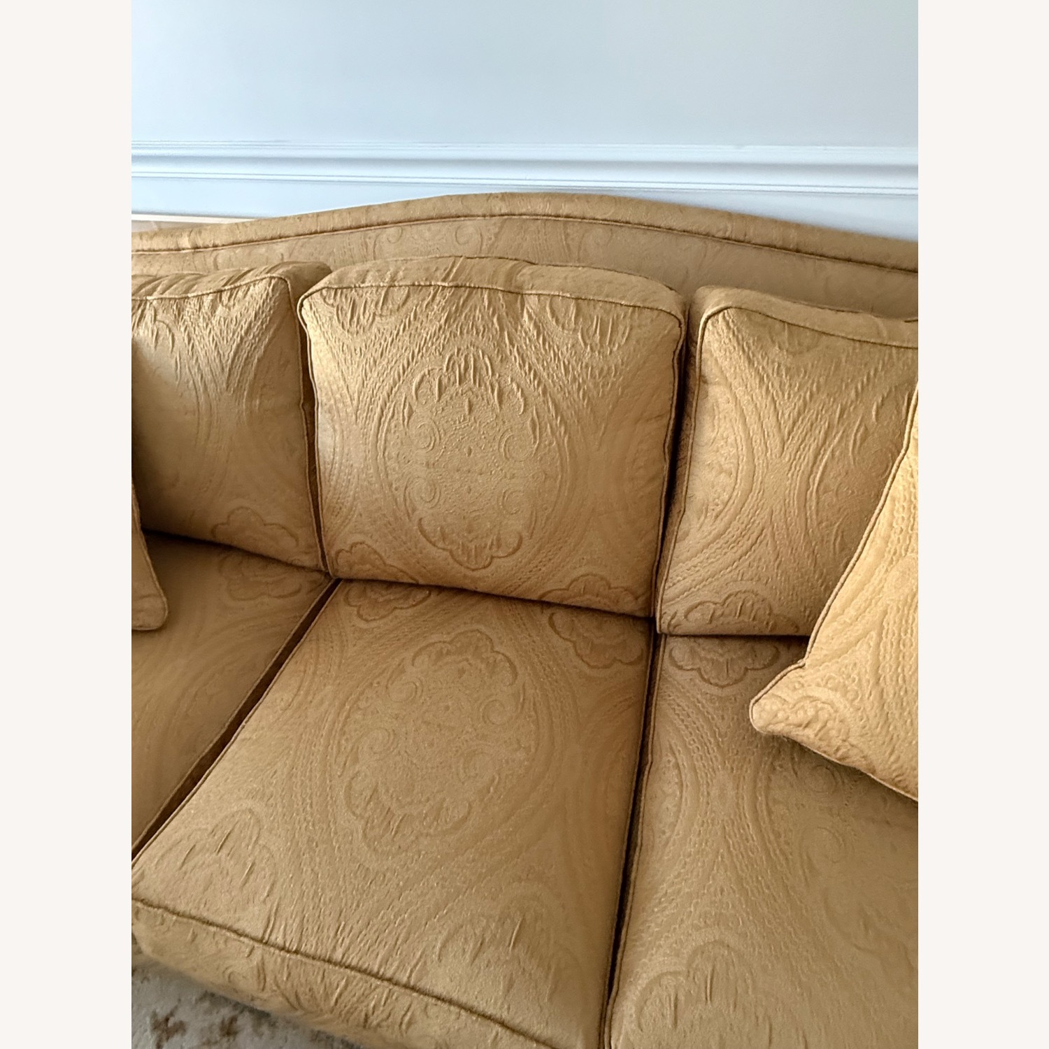 Ethan Allen Gold 3+ Seater Sofa - image-3