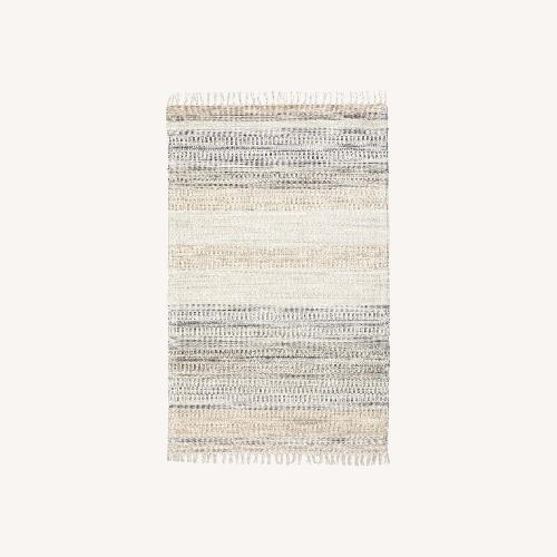 Used Pottery Barn Marina Flatweave Rug 8' x 10' for sale on AptDeco