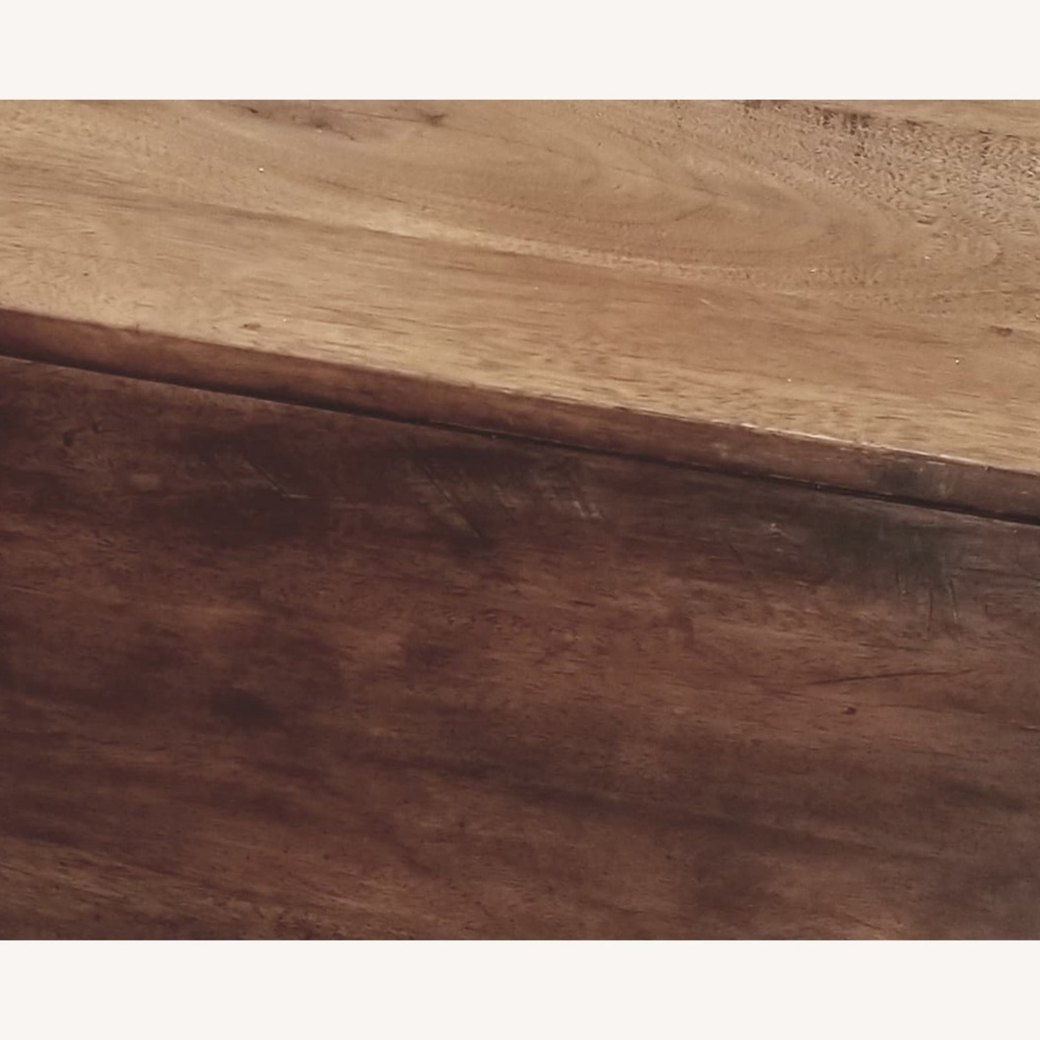 Crate & Barrel Solid Wood Wood Coffee Table - image-2