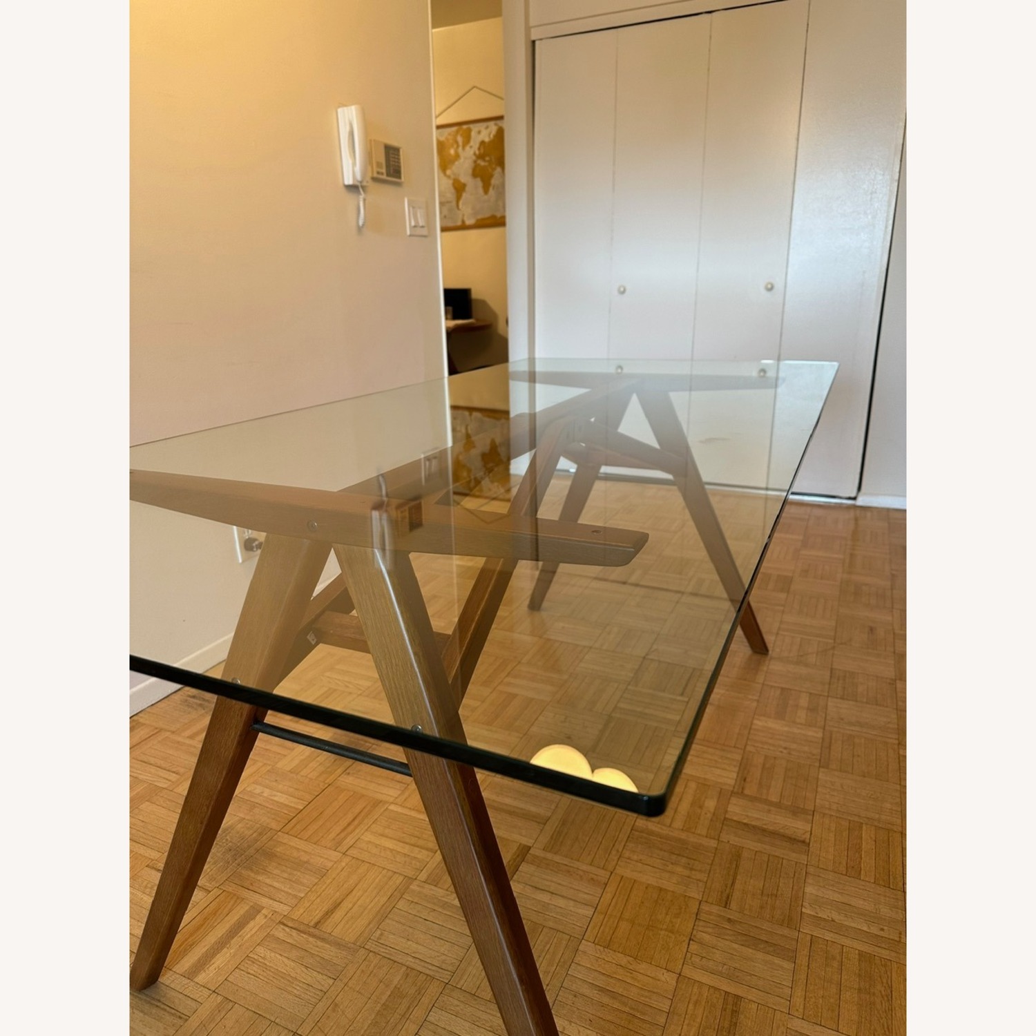 West Elm Jensen Glass Dining Table - 76" - image-2