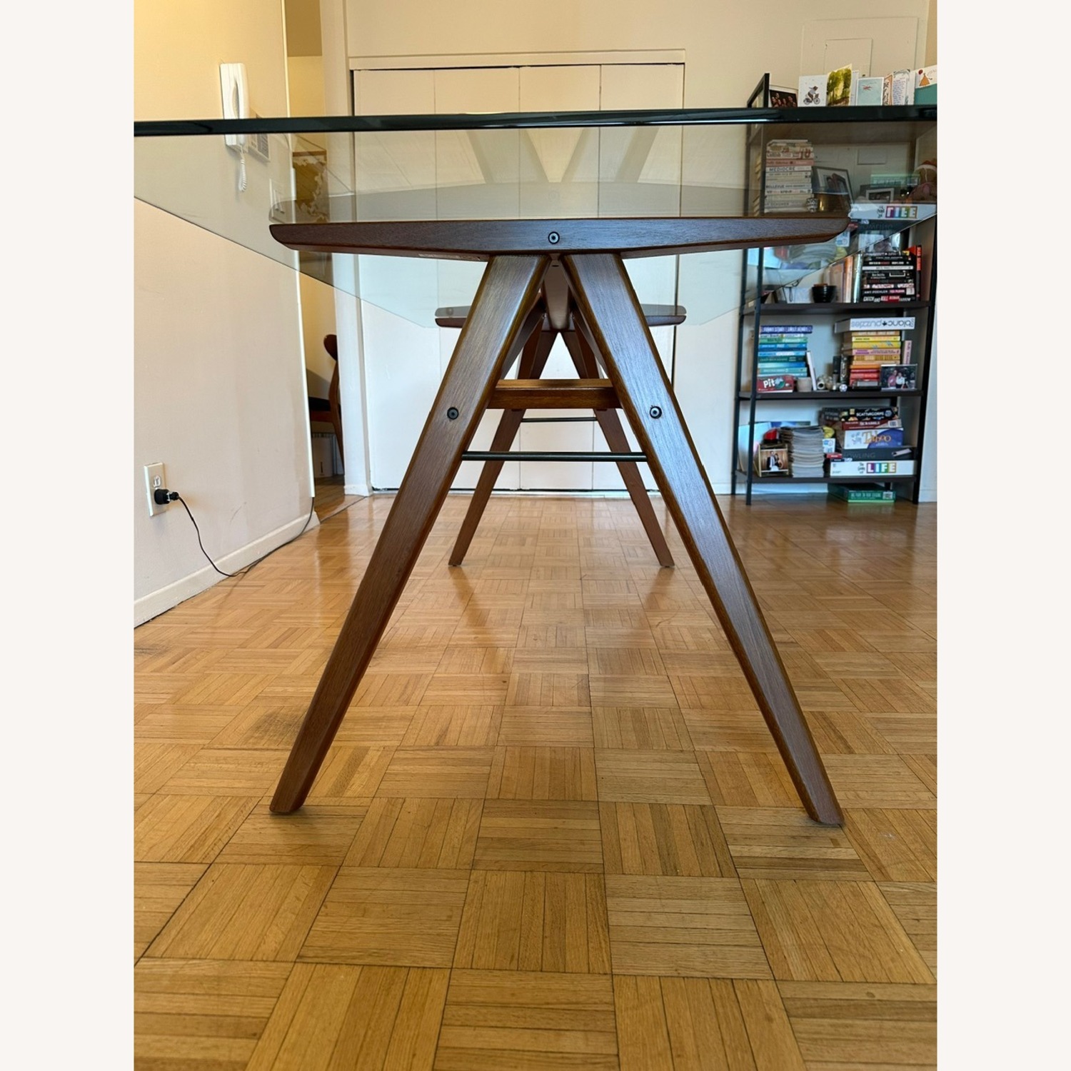 West Elm Jensen Glass Dining Table - 76" - image-6