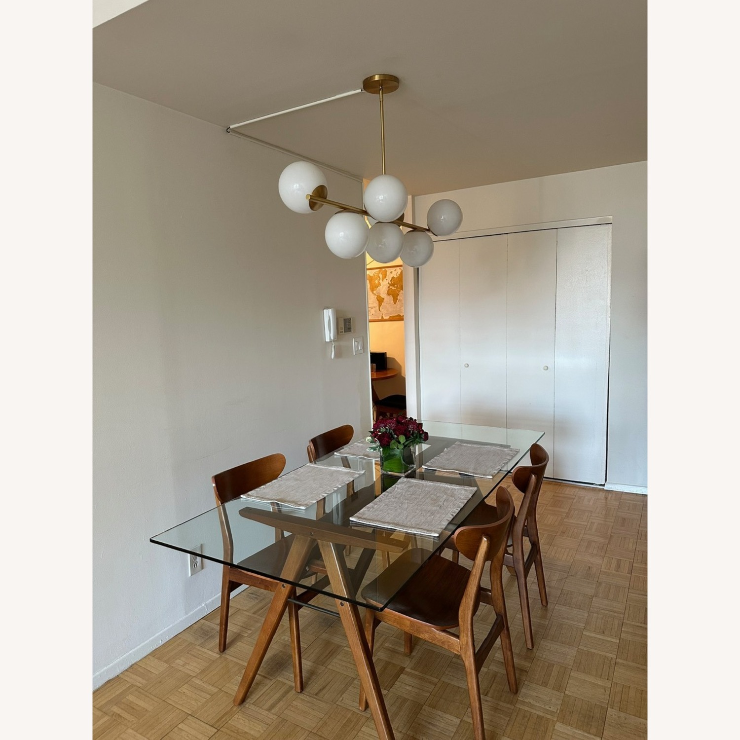 West Elm Jensen Glass Dining Table - 76" - image-10