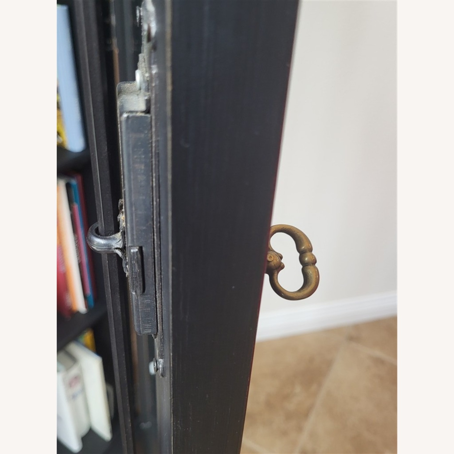  Hutch/Glass Cabinet Solid Pine Wood, European Import - image-1