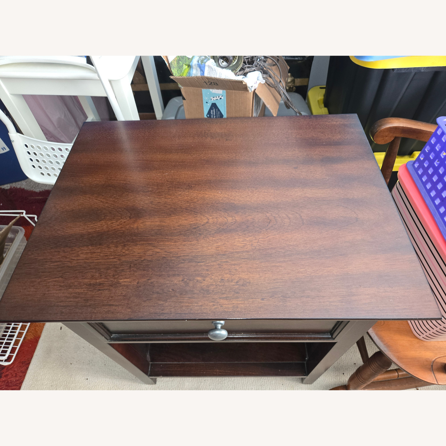 HOM Furniture Spencer Mahogany Finish Nightstand - image-2