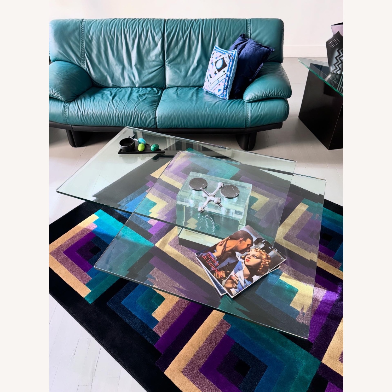 Rare Signed 1970s Lucite Coffee Table  - image-3