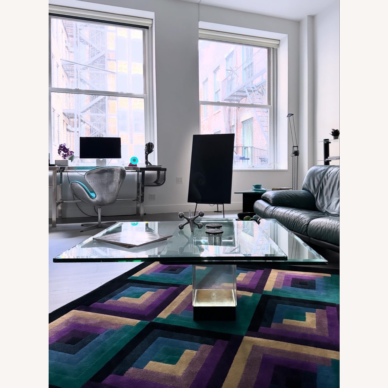 Rare Signed 1970s Lucite Coffee Table  - image-4