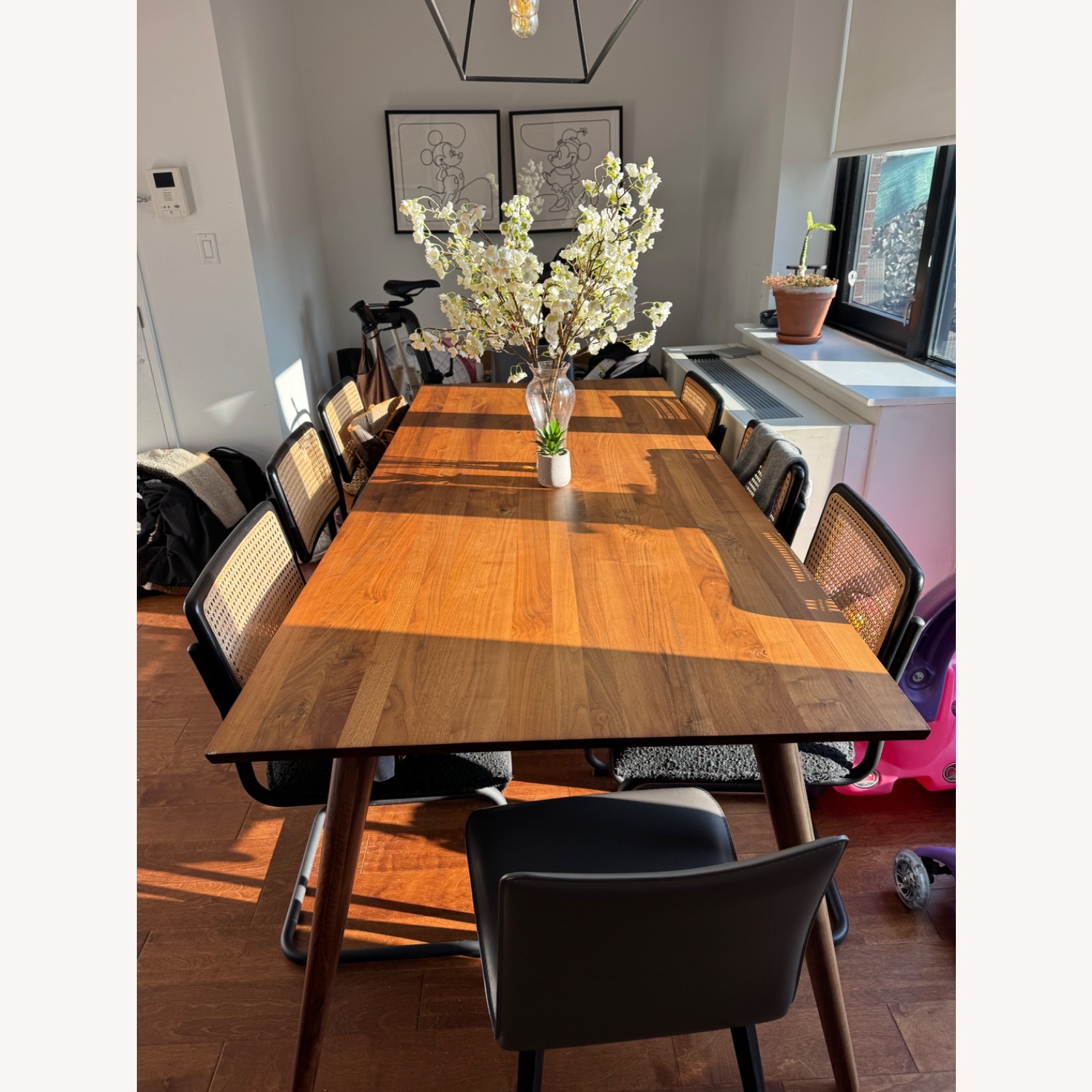 Poly and Bark Brown Wood Dining Table - image-2