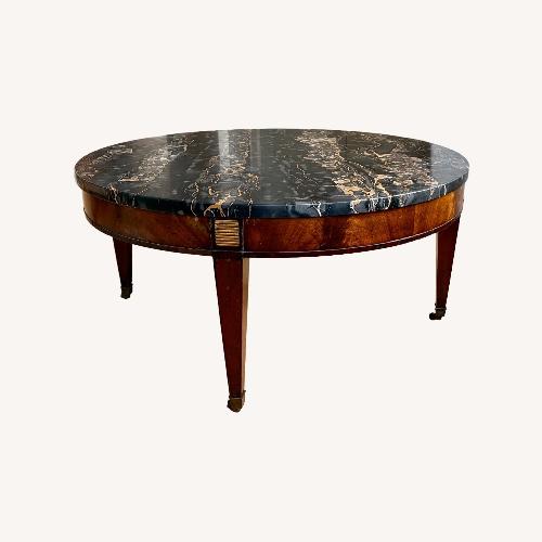 Used J.B. Van Sciver Co. Portoro Marble Coffee Table for sale on AptDeco