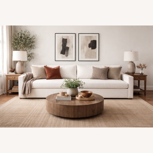 Used Restoration Hardware Belgian Track Arm Bench-Cushion Sofa for sale on AptDeco