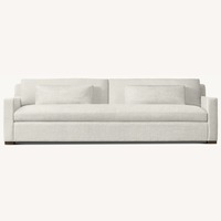 Restoration Hardware Belgian Track Arm Bench-Cushion Sofa