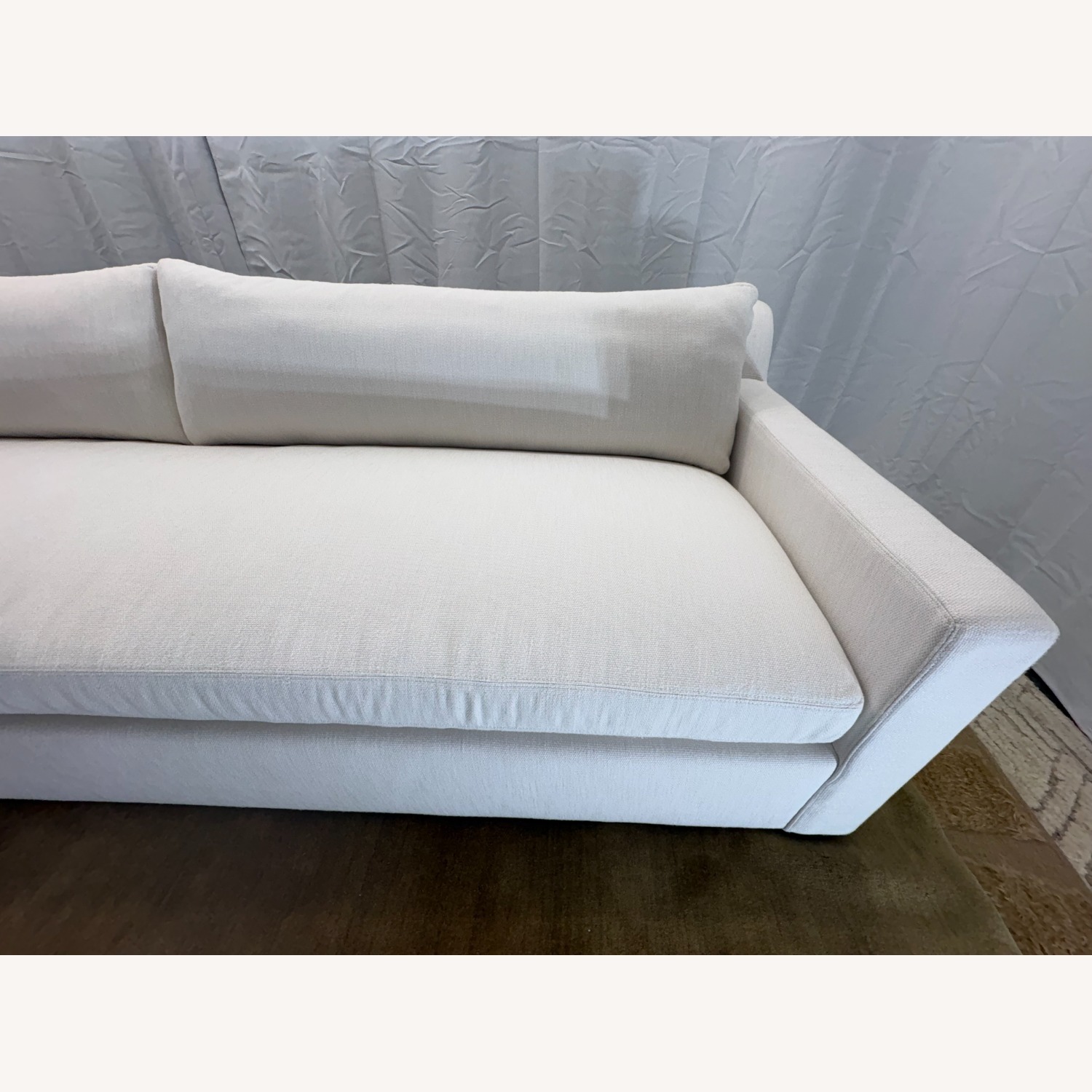 Restoration Hardware Belgian Track Arm Bench-Cushion Sofa - image-17