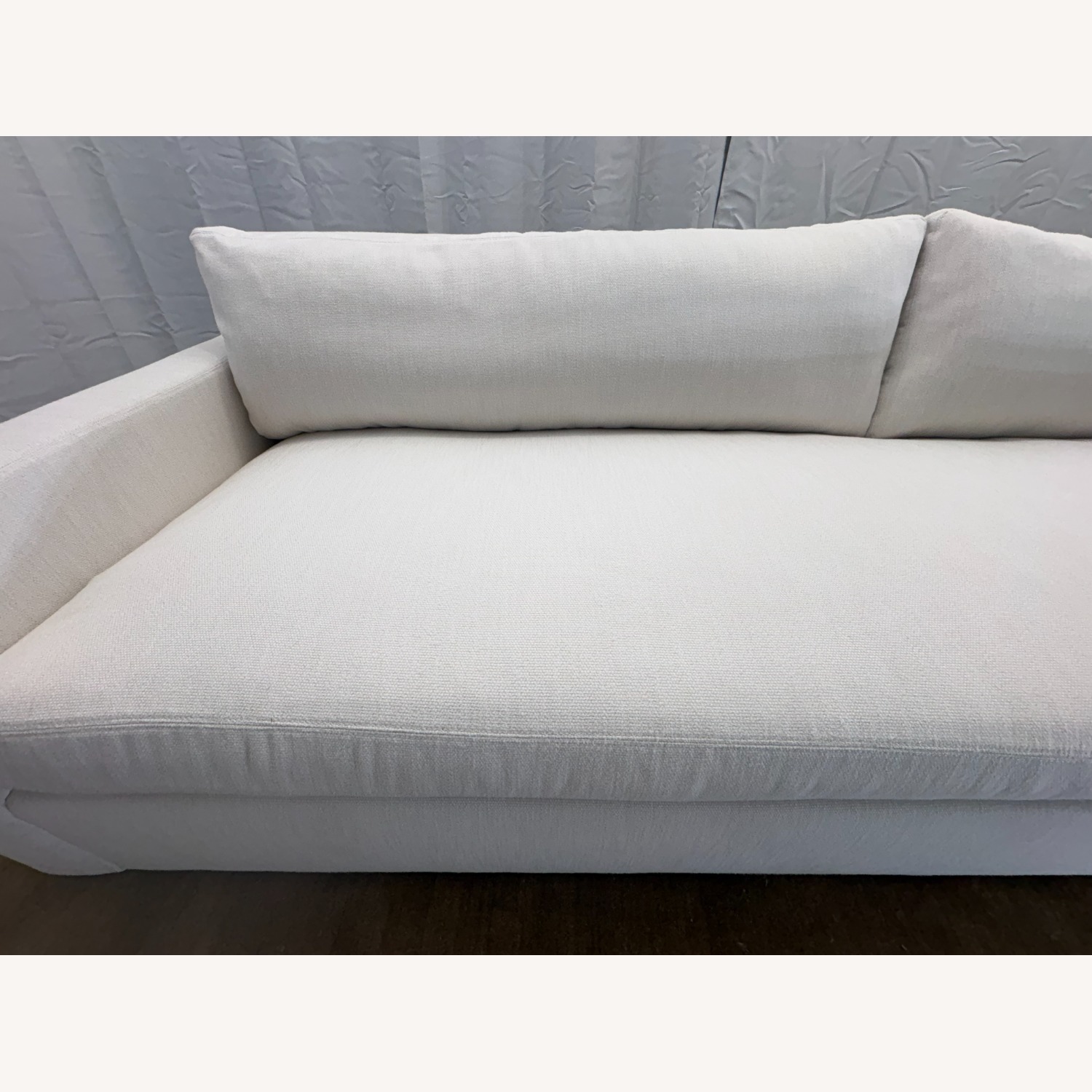 Restoration Hardware Belgian Track Arm Bench-Cushion Sofa - image-16