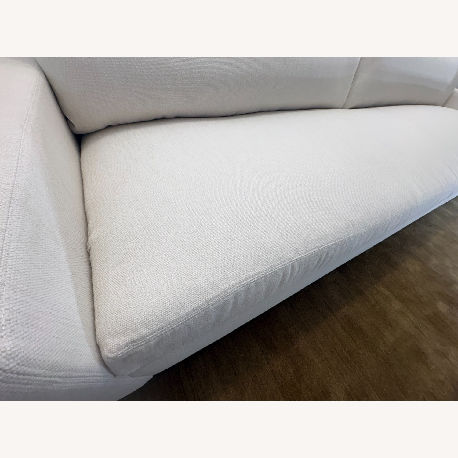 Restoration Hardware Belgian Track Arm Bench-Cushion Sofa - image-7